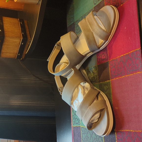 Life Stride Ashley 2 slingback strappy sandals Grey Women's size 8 M NEW NWB - Picture 2 of 11